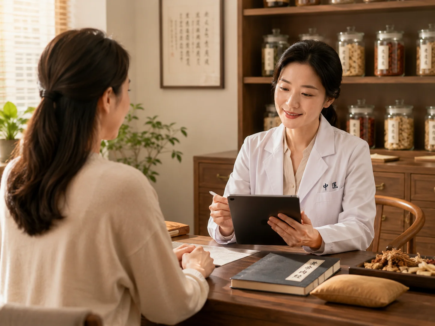 Serene wellness clinic consultation