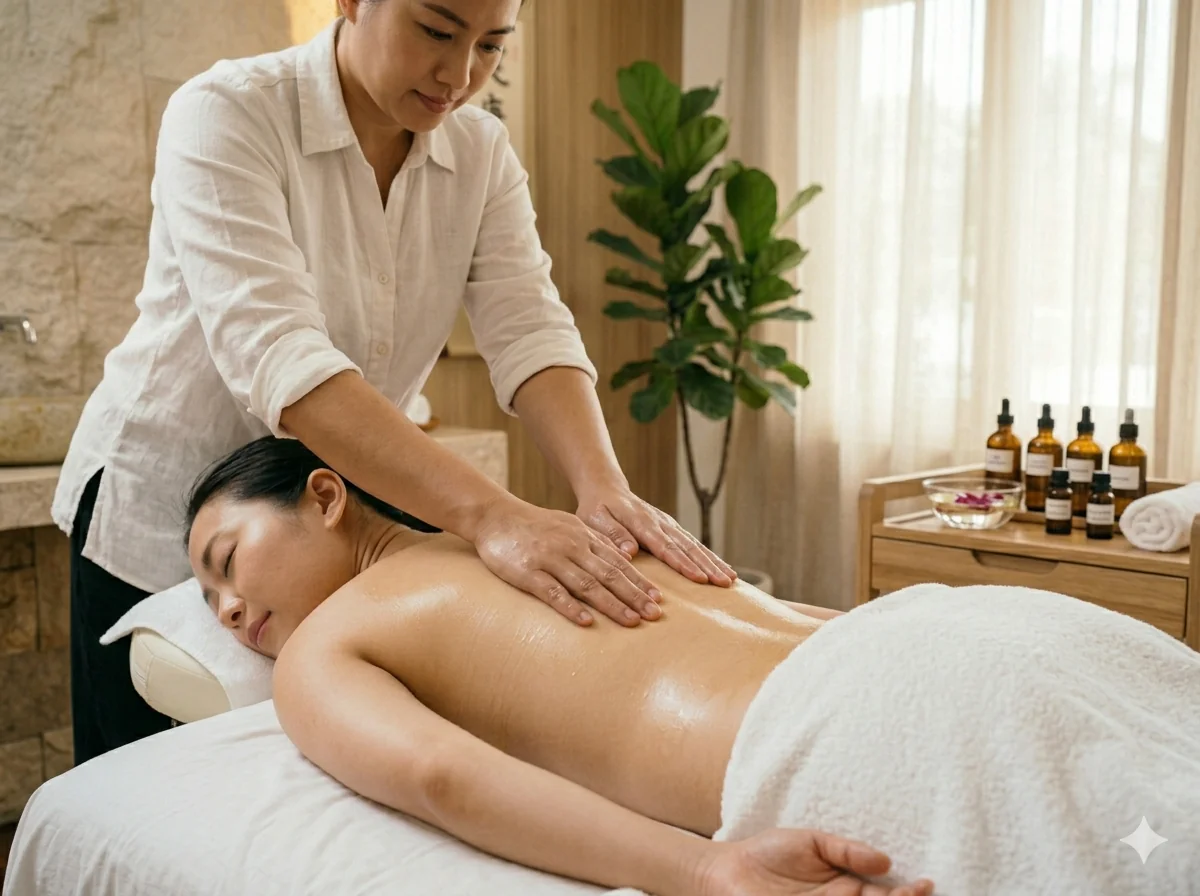 Aromatherapy massage
